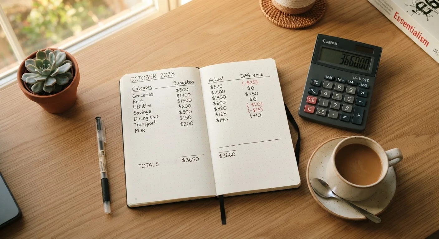 Budget Check-In: A Monthly Review You Can Do in 20 Minutes