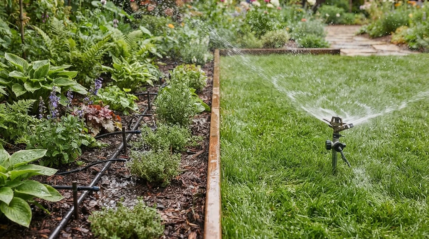 Drip Irrigation vs. Sprinkler Systems for Home Gardens