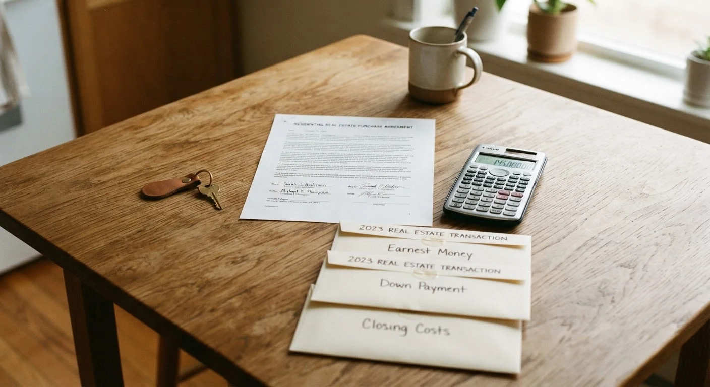 Earnest Money, Down Payments, and Closing Costs: Where Your Cash Actually Goes