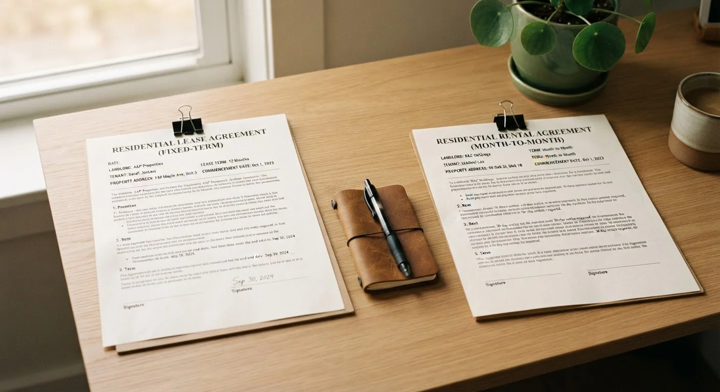 Fixed-Term Lease vs. Month-to-Month Agreement: What Each Means for Landlords