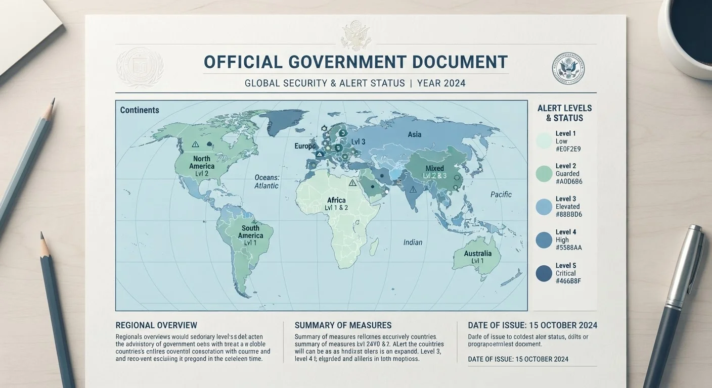 Reading a Government Travel Advisory: What the Levels Actually Mean
