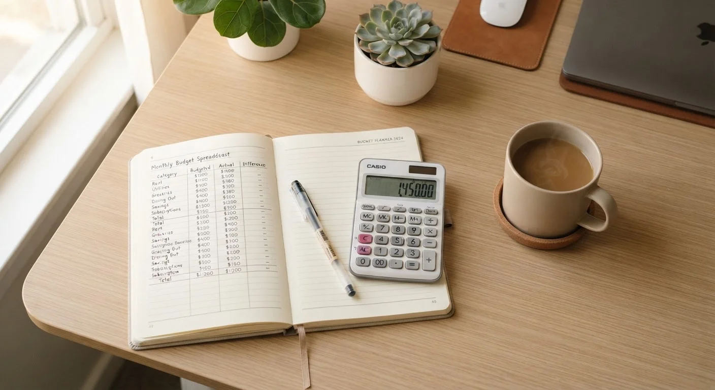 Setting Up Your First Monthly Budget in Six Steps