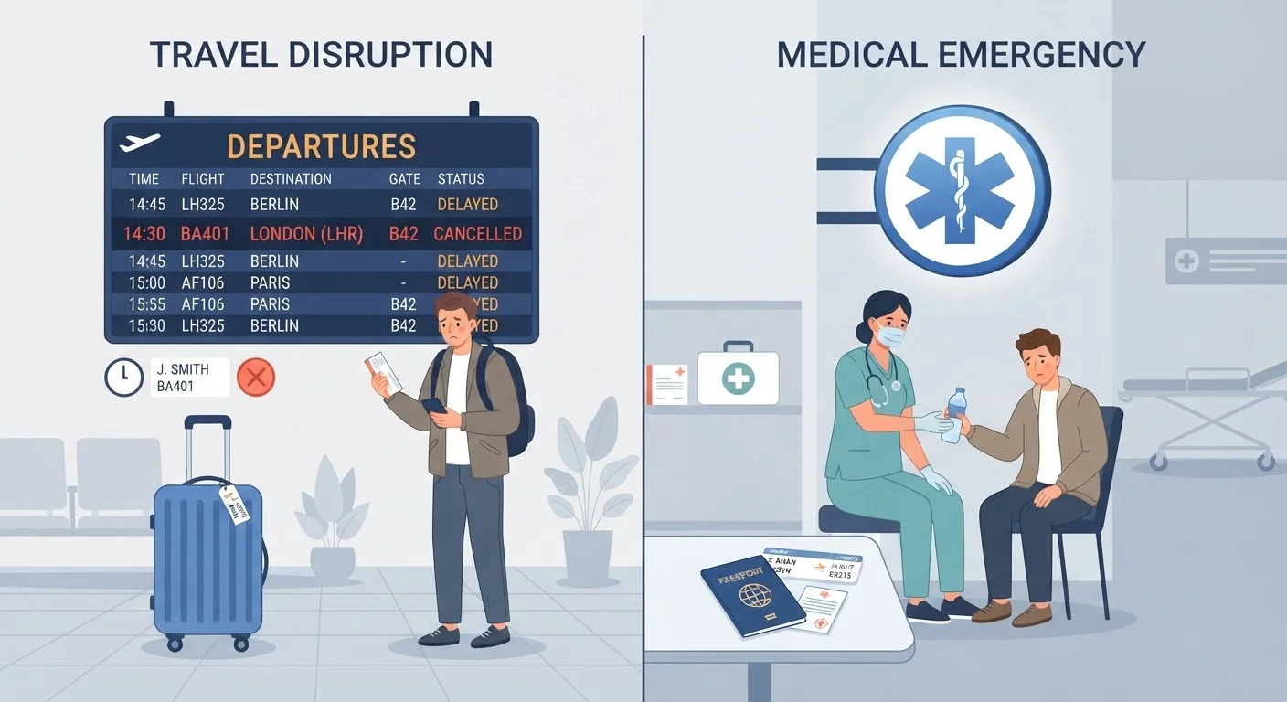 Trip Cancellation vs. Travel Medical Insurance: Two Very Different Protections