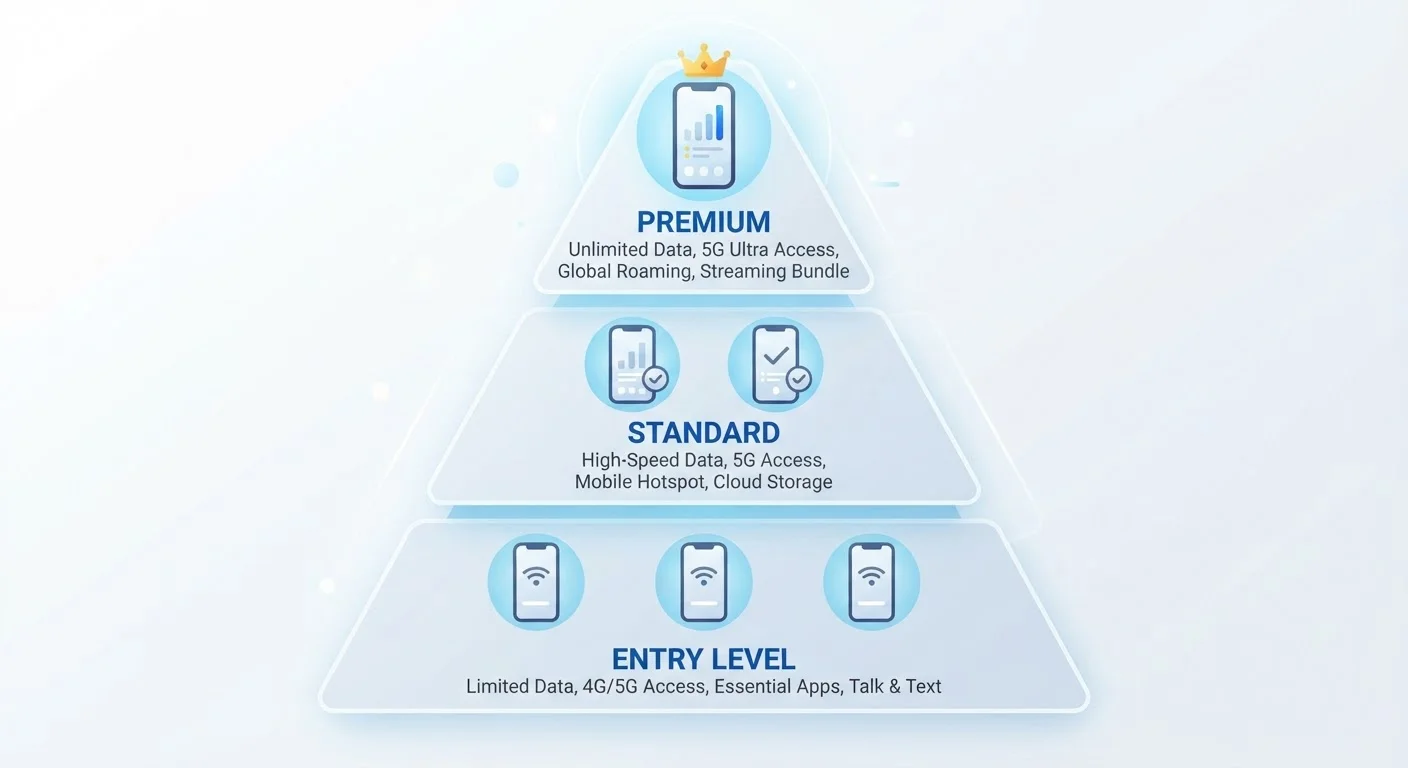 Understanding Phone Plan Tiers: Entry, Mid, and Premium Explained