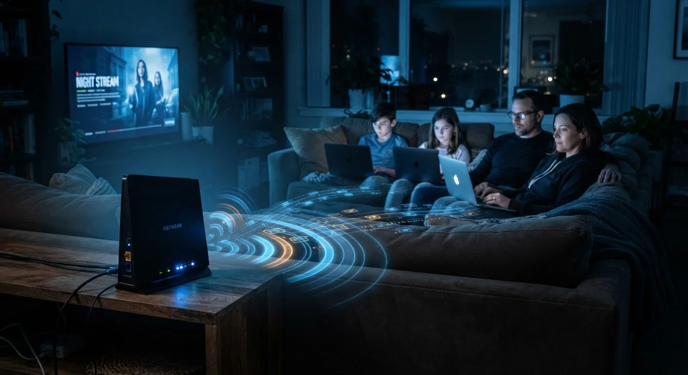 Why Your Home Internet Slows Down at Night—and What's Actually Happening